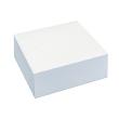 50 boites pâtissières carton blanches 23 x 5 cm