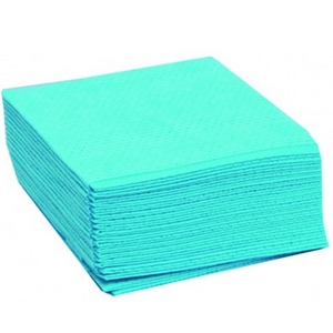 25 lavettes ajourées bleu 50 x 35 cm