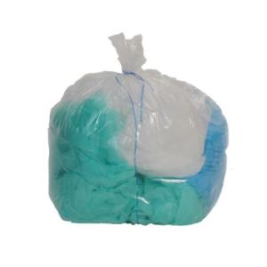 10 sacs poubelles 160 litres transparents 50 µ