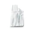 500 kits couverts plastique réutilisables couteaux + fourchettes + serviettes