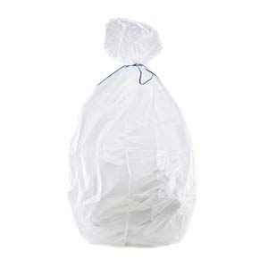 50 sacs poubelles 20 litres blanc 9 µ