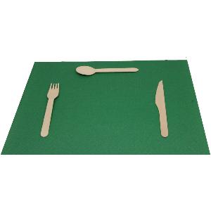 1000 sets de table papier vert foncé 30 x 40 cm