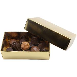 Boite or 250 grammes chocolat fonds carton