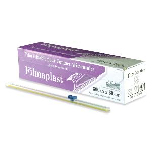 Rouleau film étirable alimentaire en boite distributrice zip 300 x 0.30 m