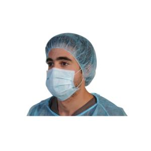 50 masques bleu 3 plis de chirurgie haute filtration à élastiques