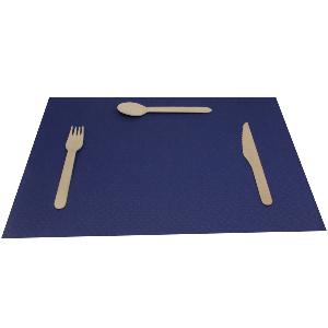 1000 sets de table papier bleu foncé 30 x 40 cm