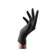 100 gants nitriles non poudré noir médium 8