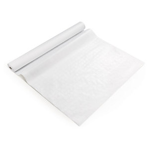Rouleau de nappe papier damassé blanc 1,20 x 25 m