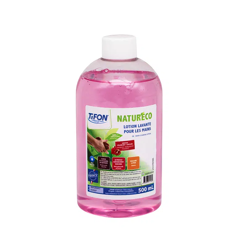 Flacon savon lavant peaux sensibles pompe 500ml