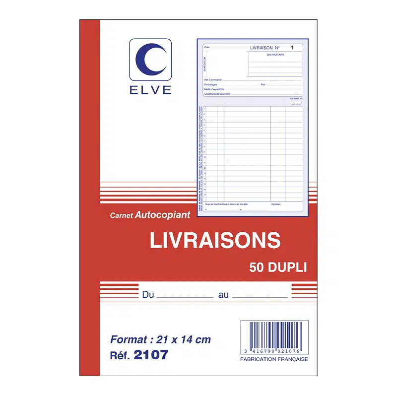 Entrega de cadernos 50 dupli 210 x 140 mm ELVE
