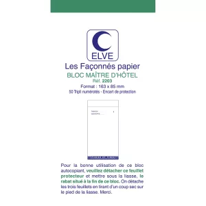 Bloc maître d'hôtel