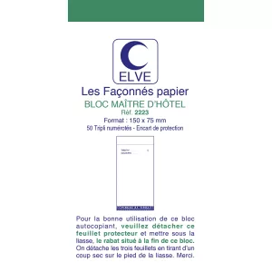 Bloc maître d'hôtel