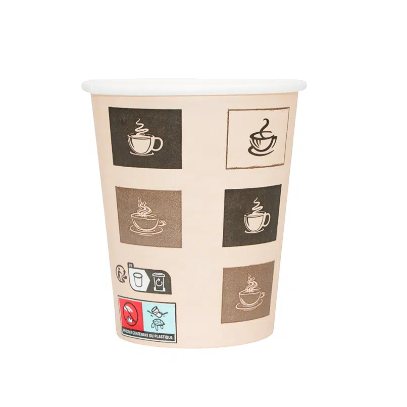 Printed paper cup 24 cl per 50