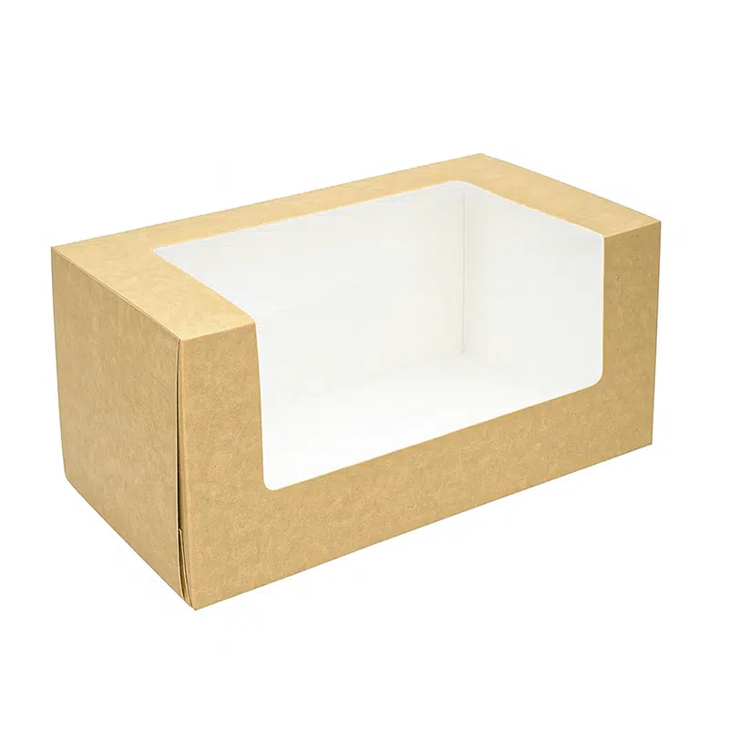 Boite cupcake carton kraft 20 x 11 x 9 cm par 25