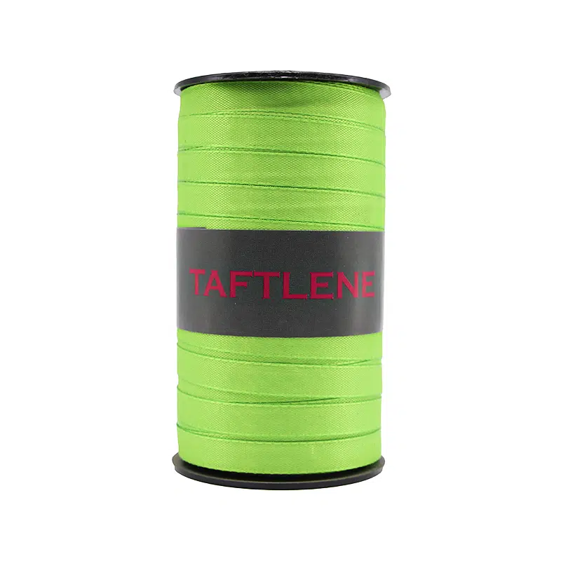 Bobina in tessuto verde chiaro “Taftlène” 50 m x 10 mm