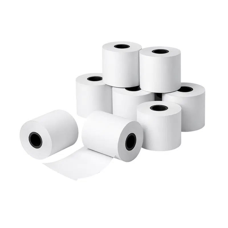 Rollo TPV para terminal de pago 57 x 40 + 12 mm, paquete de 10