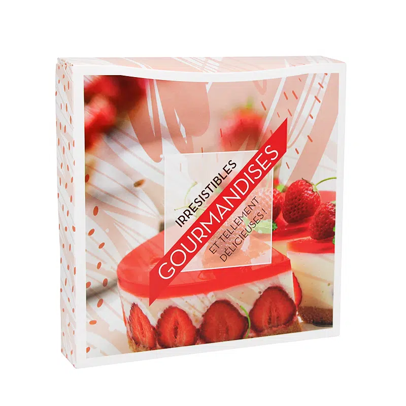 50 cajas de pastelería Sensation en cartulina de color 29 x 5 cm