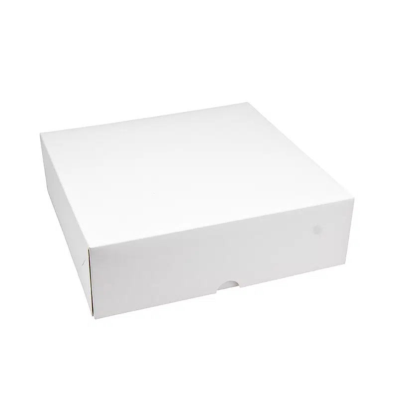 Konditoreidose aus weißem Karton 18 x 8 cm pro 50 Stück