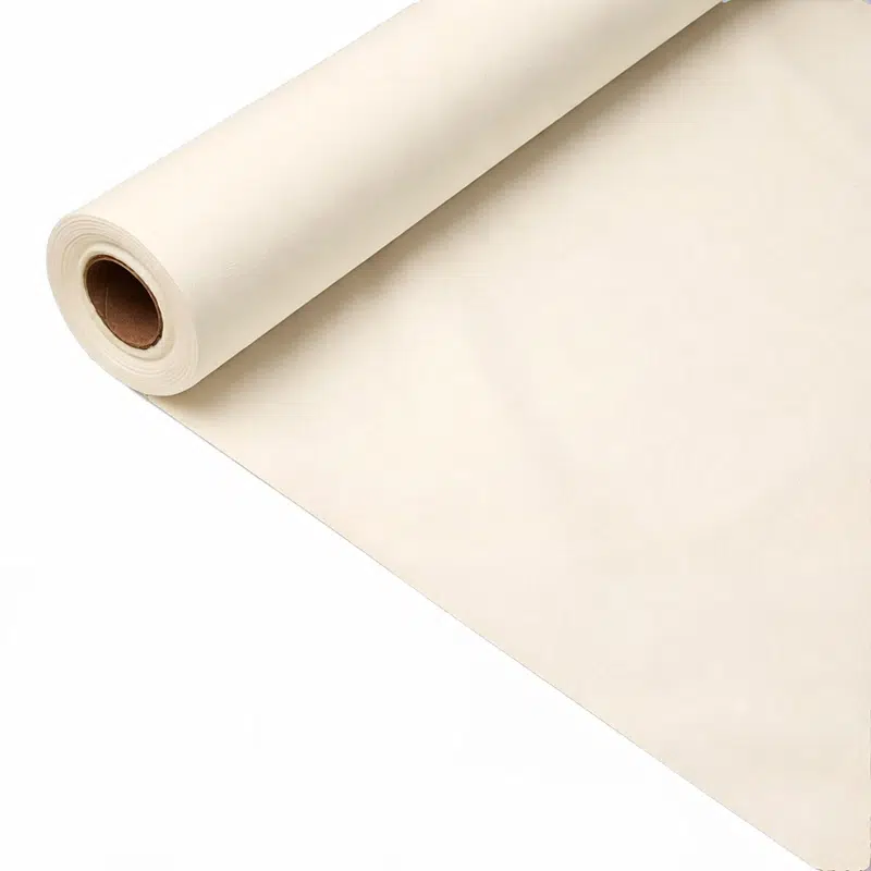 Elfenbeinfarbener vorgeschnittener Tischläufer 0,40 x 24 m