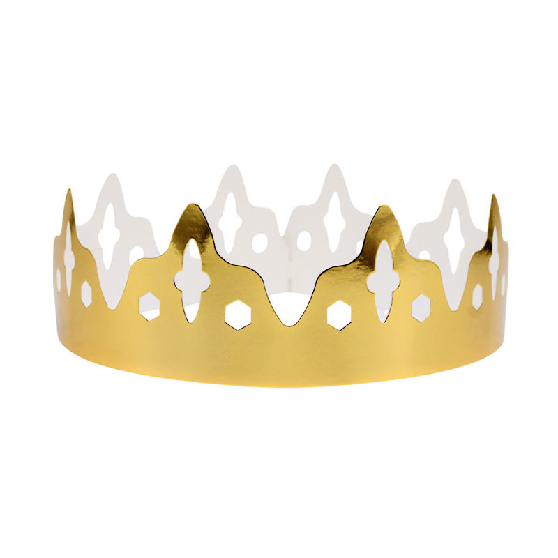 Couronne or en carton par 100