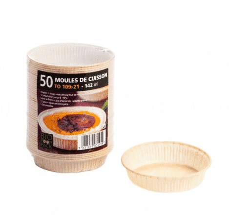 50 paper baking moulds 109 mm