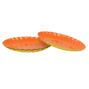 200 Schalen innen orange 9 cm