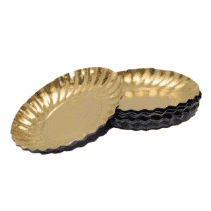 200 Schalen innen Gold 9 cm