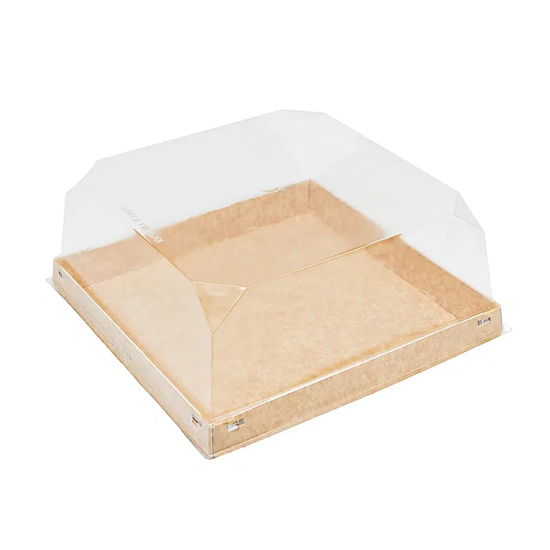 Capa transparente 180 x 180 x 85 mm por 140