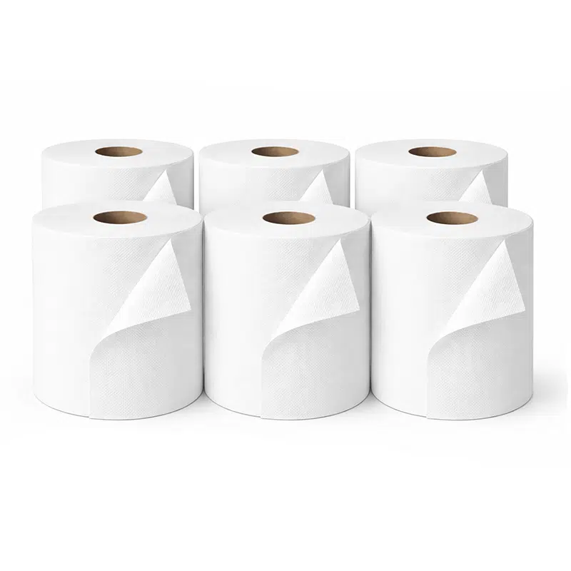 Rouleau essuie-mains gaufré 450 formats 19 x 20 cm par 6