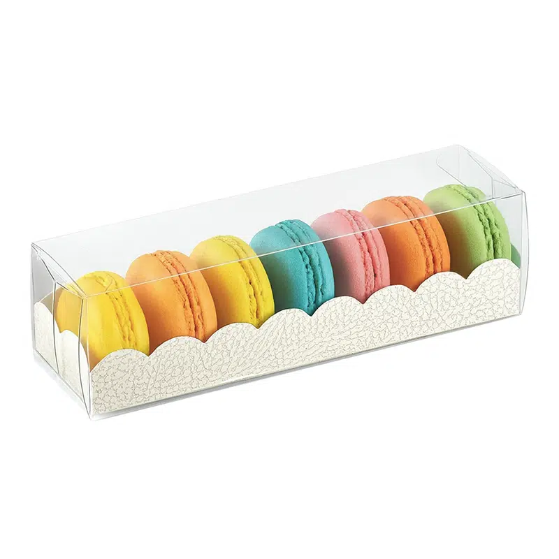 Étui macarons PVC 190 x 50 x 50 mm