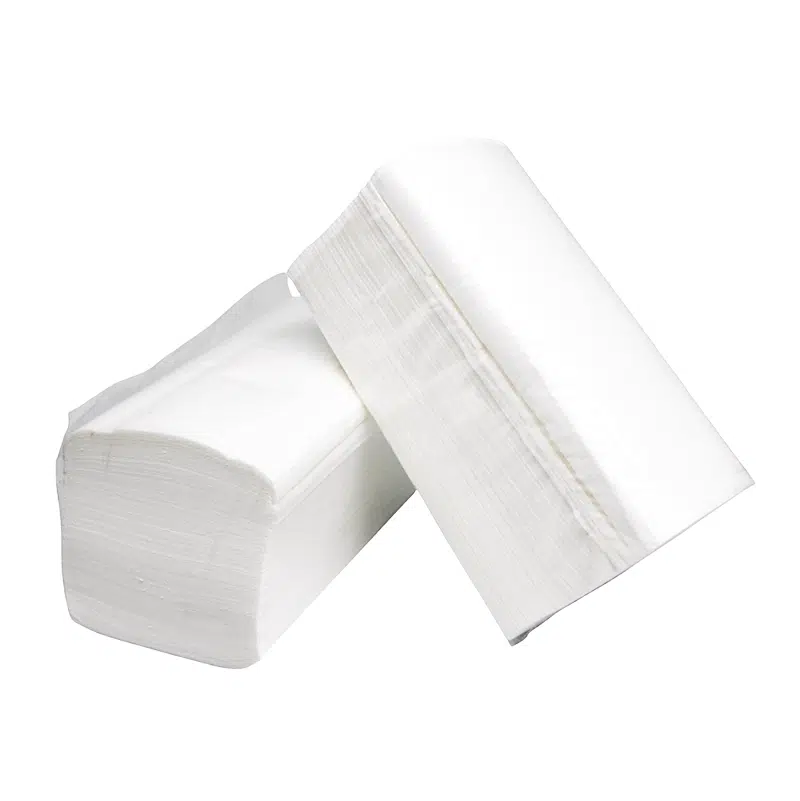 150 essuie-mains enchevêtrés en Z 2 plis 20.6 x 24 cm