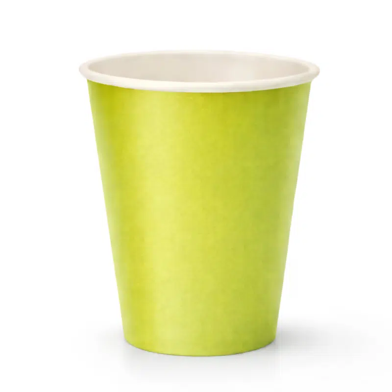 Bicchiere cartone verde anice 20 cl per 25