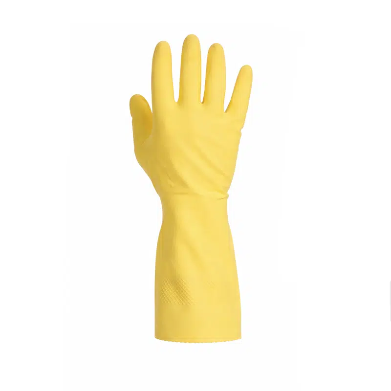 Gant de ménage latex jaune taille L 8/9