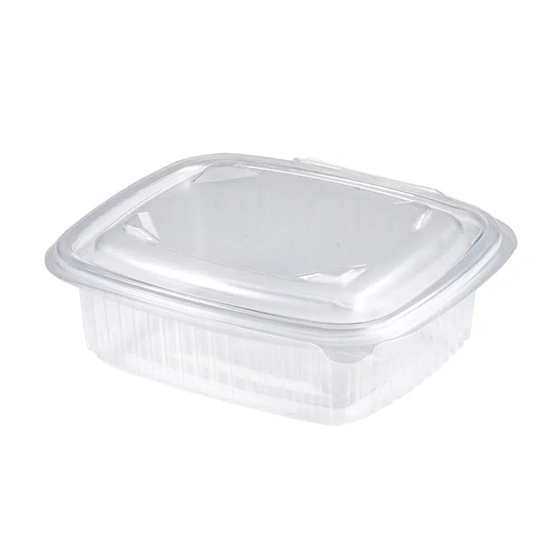Bandeja para microondas con tapa abatible 375 ml, paquete de 50