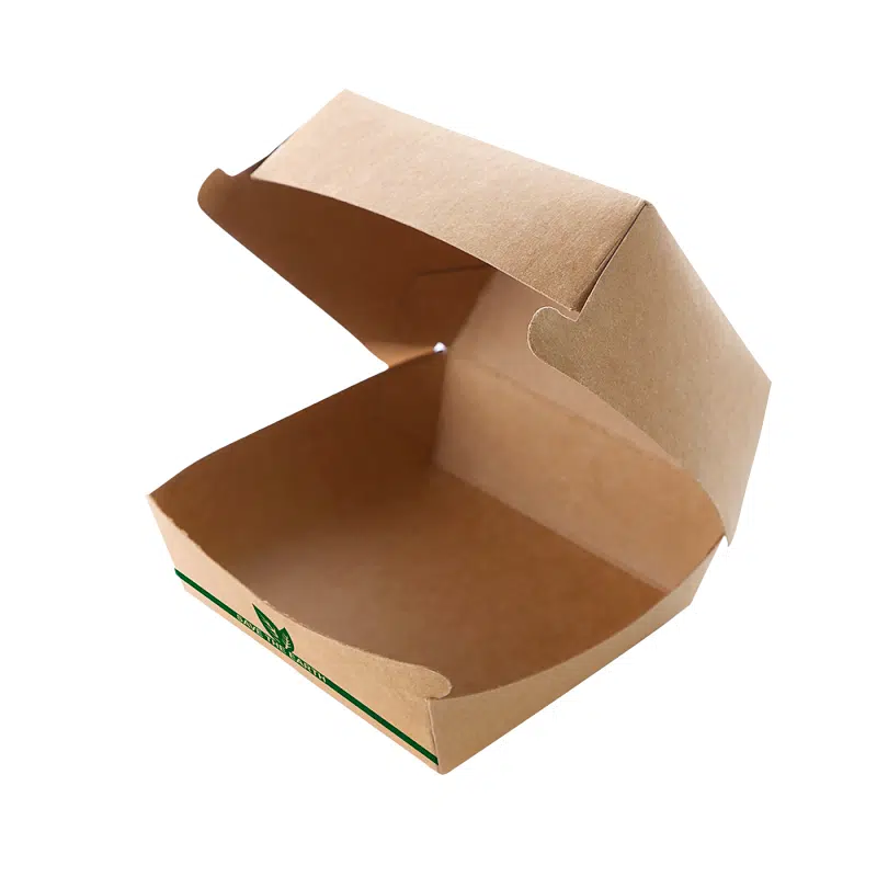Boite burger XL carton 170 x 170 x 80 mm par 50