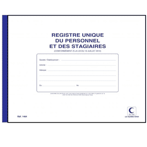 Single personnel and trainee register 210 x 297 mm ELVE