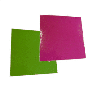 100 square cake stands Anis / Fuchsia 26 x 26 cm