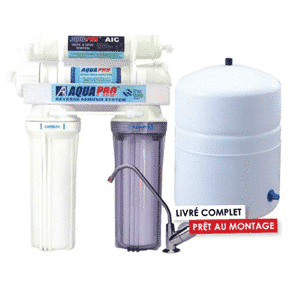 Osmoseur 10 - type AP 4000 - Membrane 75 GPD pompe permeate - 4 niveaux