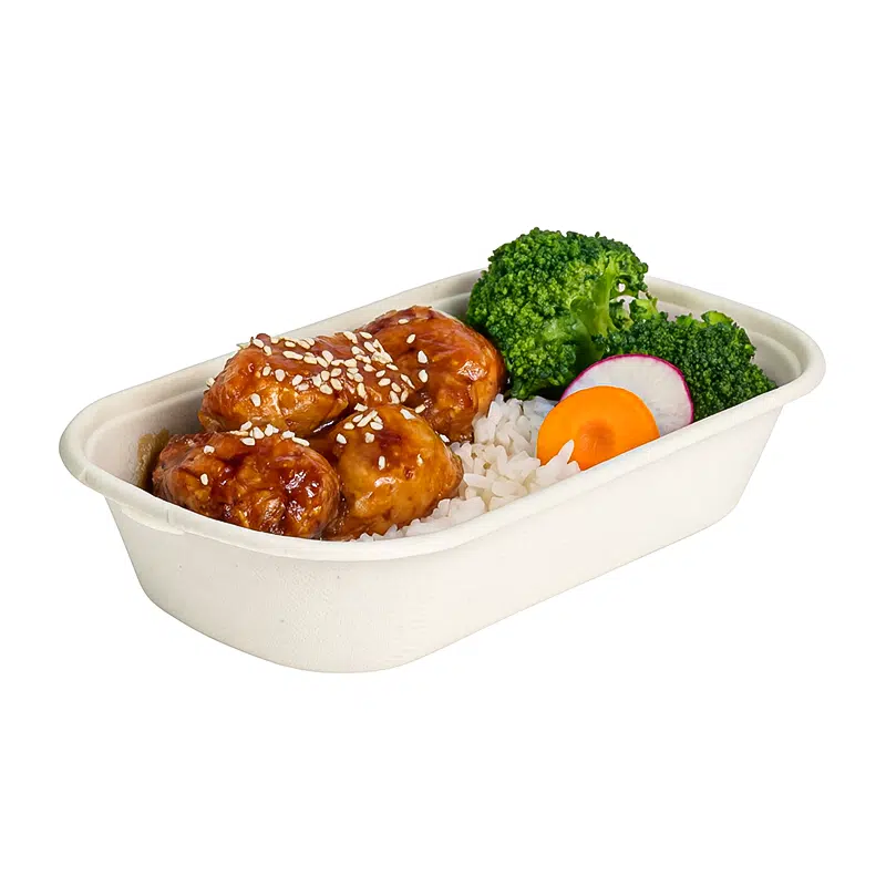 Bandeja biodegradable 850 ml x 50