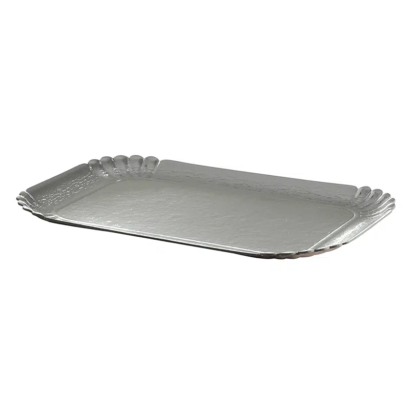 Traiteur-Tablett Silber 19 x 28 cm pro 25