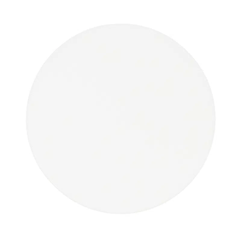 Rond blanc lisse ø24 cm par 250