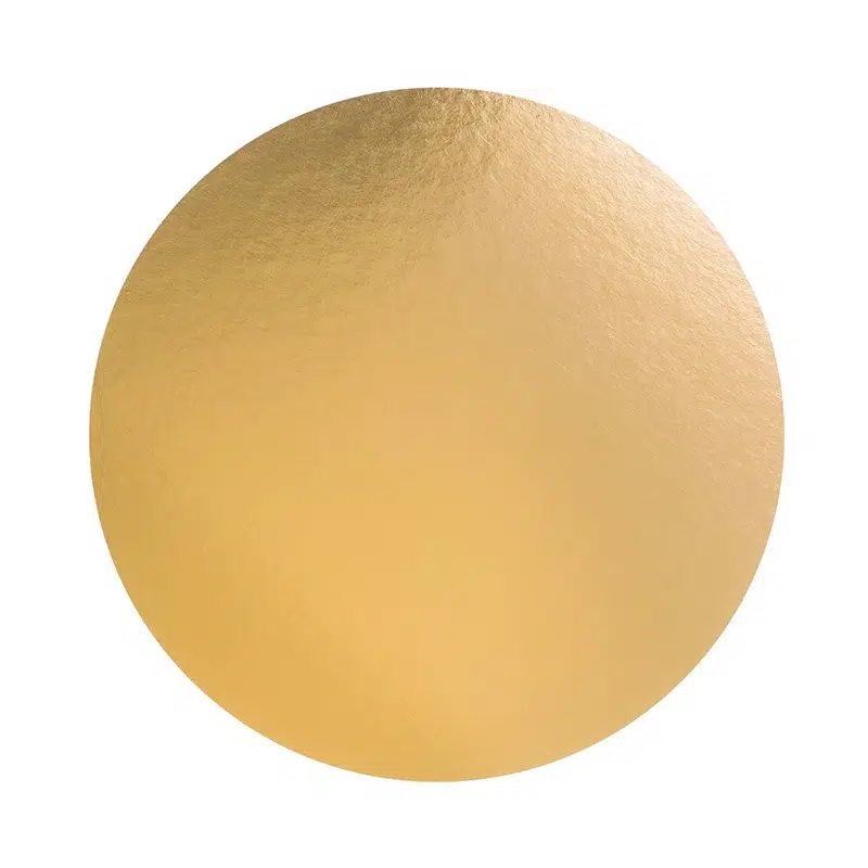 Rond or carton épais ø18 cm par 100