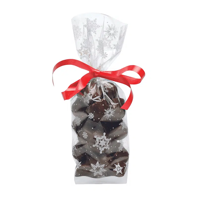 Sachet confiseries Noël « Flocons » 120 x 275 mm par 100