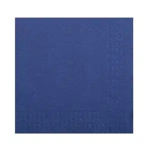 Serviette bleu marine