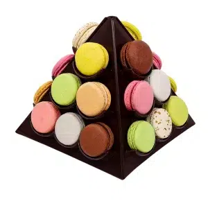 Support pyramide macarons