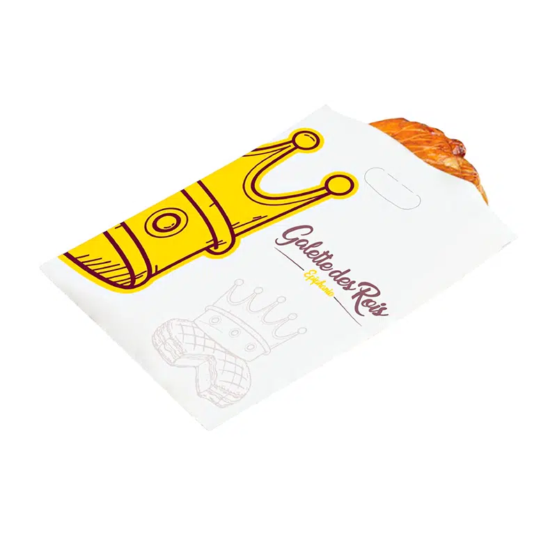 Greaseproof bag galette des rois 30 + 3 x 35 cm per 100