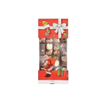 100 polypro “Xmas” flat Christmas bags 100 x 220 mm