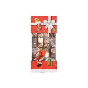 100 Weihnachtsbeutel flach Polypropylen "Xmas" 120 x 260 mm