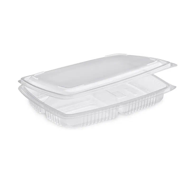 Tabuleiro para micro-ondas com 3 compartimentos, 1380 ml, 20 unidades