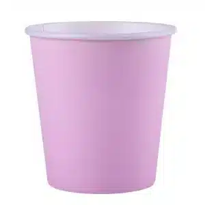 25 Pappbecher rosa Pastellfarben 20 cl